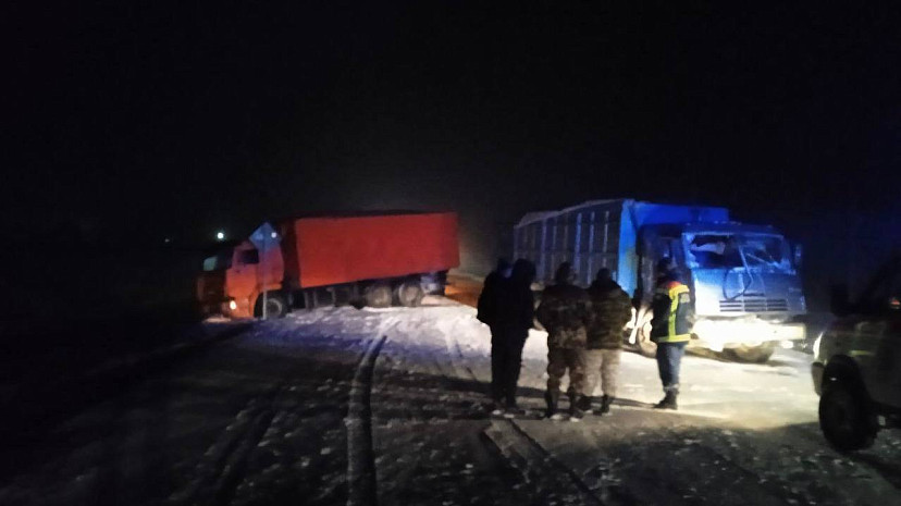 Двое детей пострадали в аварии с КамАЗами под Саратовом