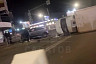 Ночью после ДТП у Сенного рынка перевернулся грузовик