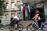 Глава Саратова на велосипеде проверил ремонт тротуаров