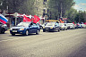 Ретромашины в масштабной колонне автопробега восхитили жителей 