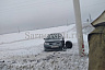 Легковушку отбросило в кювет после ДТП под Саратовом