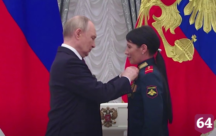 Саратовская медсестра накрыла собой раненого и стала Героем России