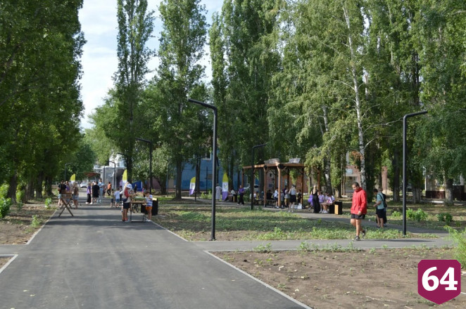 В городе на месте пустыря разбили новый сквер 