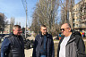 Роман Бусаргин с коллегами убирал на субботнике Кумысную поляну