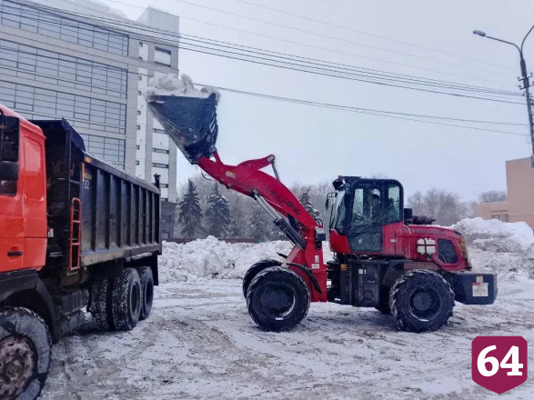 В Энгельсе подготовились к сильному снегопаду 