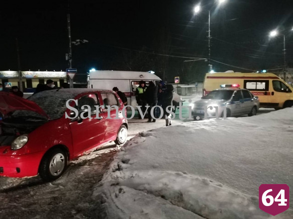 Водитель «Матиза» разбила голову в аварии на проспекте Строителей