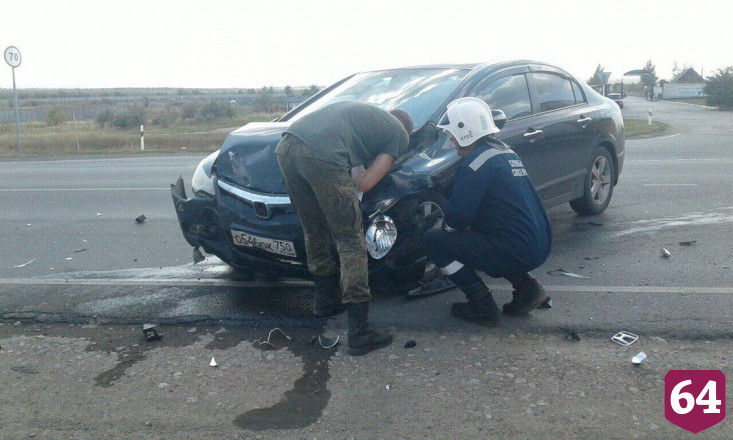В аварии возле кладбища ранен водитель «Гранты»