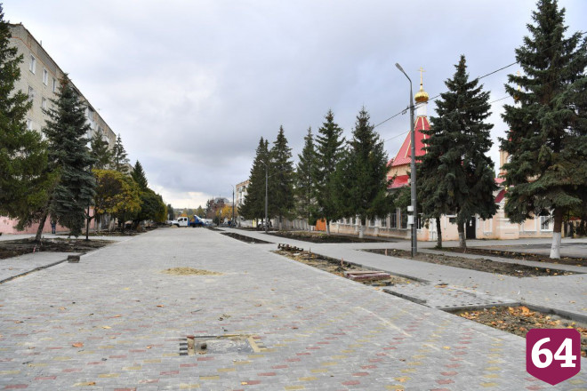 В райцентре под Саратовом к ноябрю благоустроят пешеходную зону