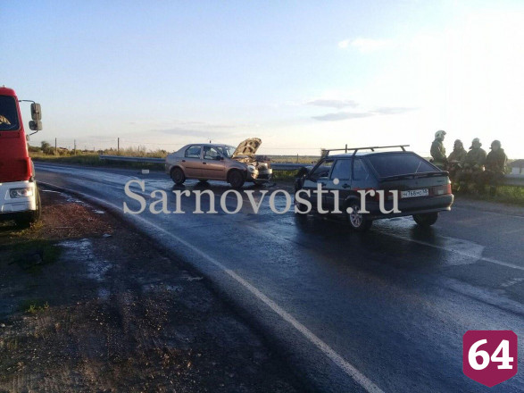 В лобовом столкновении на Кумысной поляне ранены 3 человека