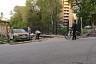 В Саратове иномарка с детьми в салоне снесла ворота храма