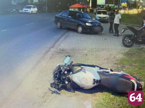 В Юбилейном водитель иномарки сбил мотоциклиста