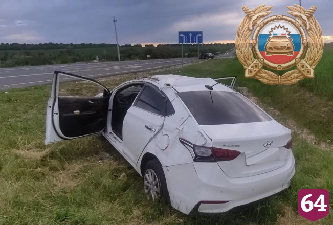 Женщина травмировалась в ДТП на саратовской трассе 