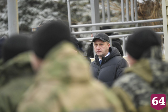 В Саратове мобилизованных проводили на службу