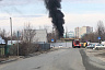 В Саратове тушат шины в промзоне