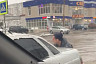 В Саратове «речка Антоновка» затопила дорогу