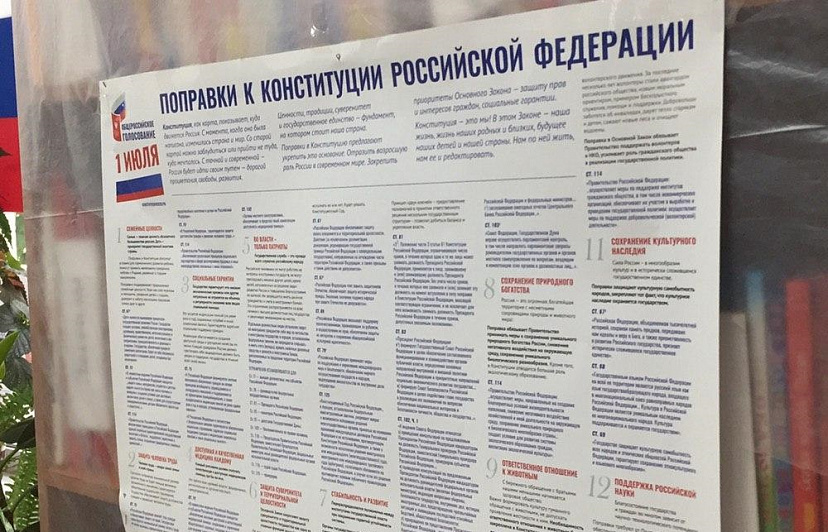Поправки в Конституцию РФ поддержали 82% жителей Саратовской области 