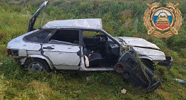 В Саратовской области водитель опрокинул «Ладу» и покалечил 15-летнего пассажира