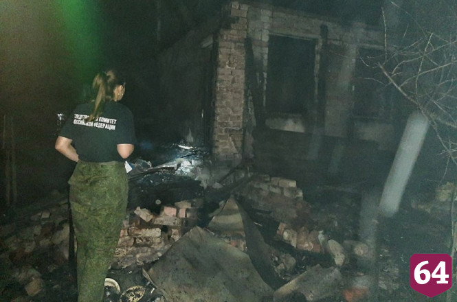 Под Саратовом на пепелище нашли останки дачника 