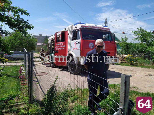 В Саратове пенсионерка надышалась дымом в горящем доме