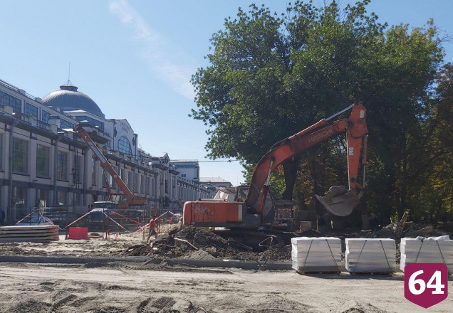 Ремонт на площади Кирова и Аллее роз обещают закончить ко Дню города 