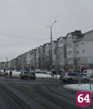 Обнародовано видео ДТП с тремя пострадавшими в Саратове