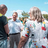 Николай Панков обсудил благоустройство сквера в Улешах