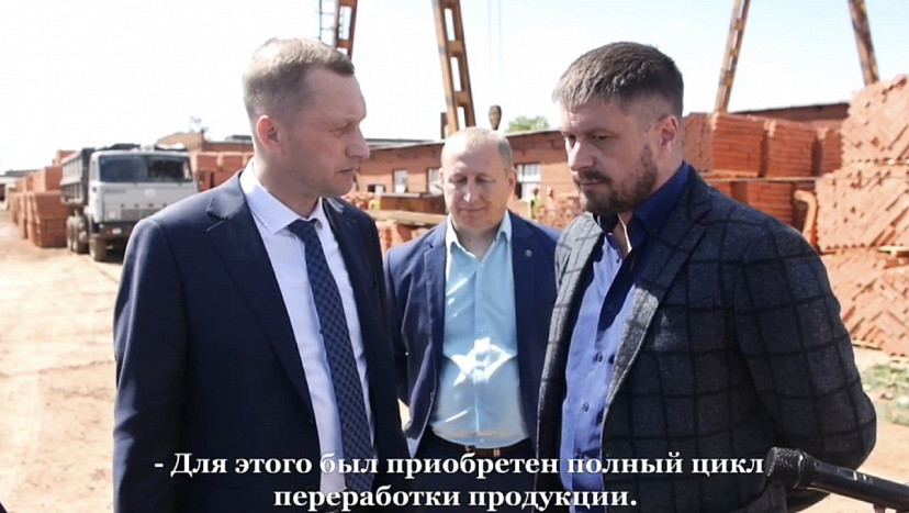 На заводе под Саратовом увеличили производство кирпича