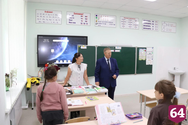 В Саратовской области капитально отремонтировали сельскую школу