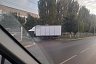 Грузовик снес забор больницы под Саратовом