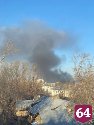 В Саратове полыхает завод «Тантал»