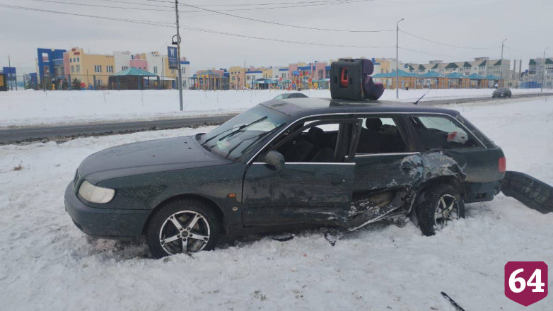 Обнародовано видео ДТП с тремя пострадавшими в Саратове