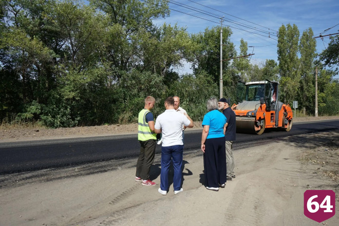 Подъезд к городу Балаково ремонтируют с опережением на год