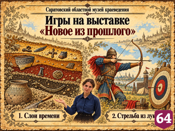 На саратовской выставке древностей можно поиграть в «Слои времени»