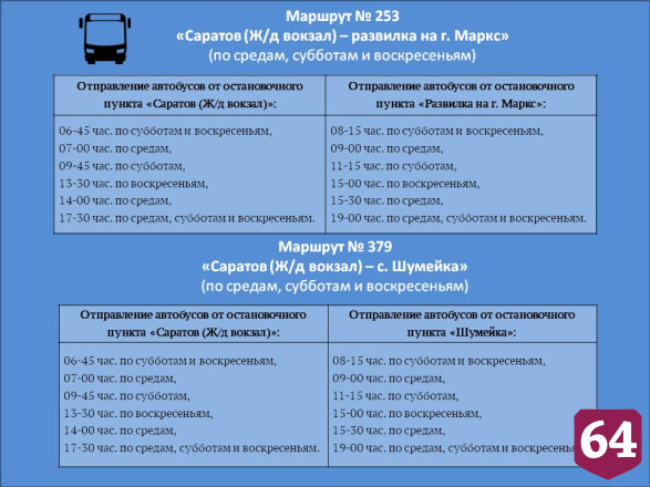 В Саратове начали курсировать дачные автобусы 