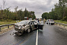 В массовой аварии на саратовской трассе пострадали три человека