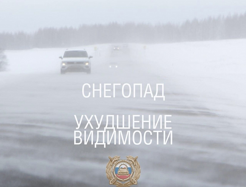 Саратовских водителей в снегопад попросили снижать скорость 
