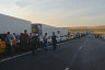 Автомобилисты пожаловались на многокилометровые пробки на границе с Казахстаном