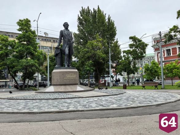 Саратовцы просят отмыть от помета памятник Алексею Боголюбову