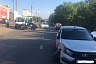В аварии с маршруткой и двумя такси травмировалась женщина