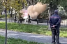 В центре Саратова полыхал грузовик
