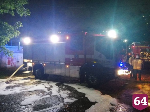 В Саратове сгорел пассажирский вагон