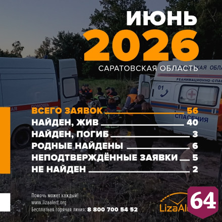 За месяц нашли живыми 40 пропавших саратовцев 