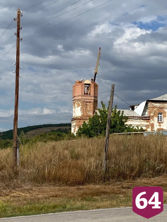 В саратовском селе Лох возрождают колокольню старинного храма