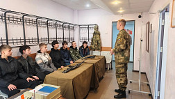 Саратовские школьники на военных сборах изучали историю