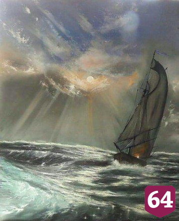 Саратовский художник пальцами рисует картины и продает за рубеж