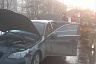 На парковке у BMW выгорел багажник
