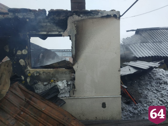 На пожаре в доме сгорел мужчина 