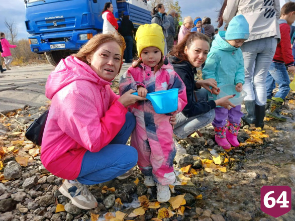 Саратовские экоактивисты выпустили в Волгу 65 тысяч мальков