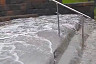 Саратовцы после ливня засняли мощный «водопад» на набережной