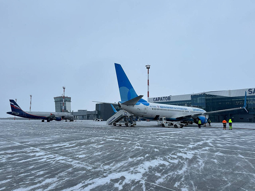 Саратовский аэропорт закрыли для полетов